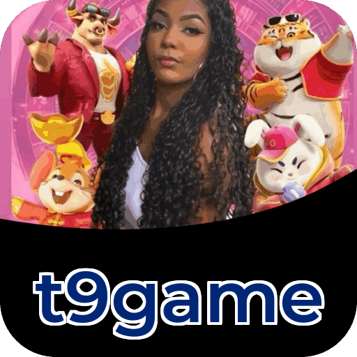 Catálogo slots t9game mostrando top jogos Gates Olympus Sweet Bonanza Fortune Tiger Big Bass volatilidade RTP